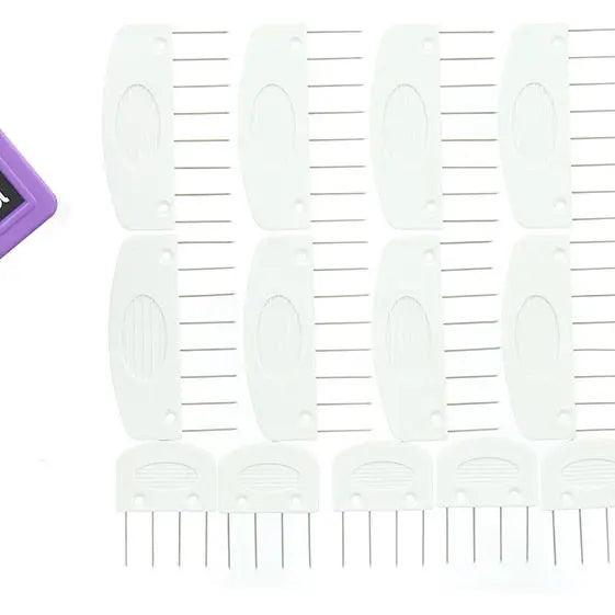 Knitting locking comb