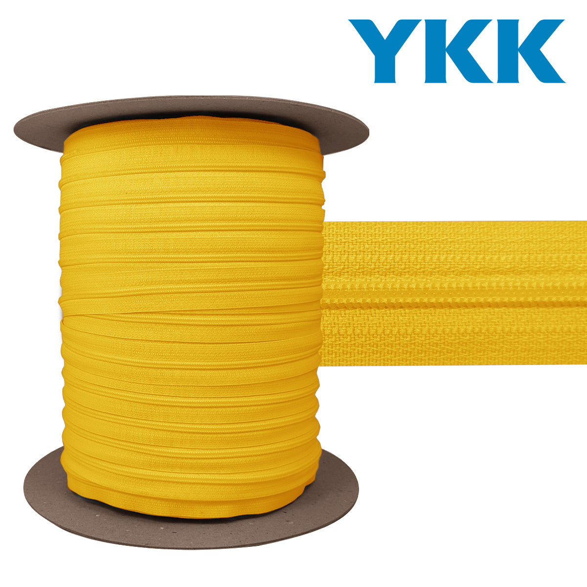 Fermeture nylon 3 mm YKK - Jaune