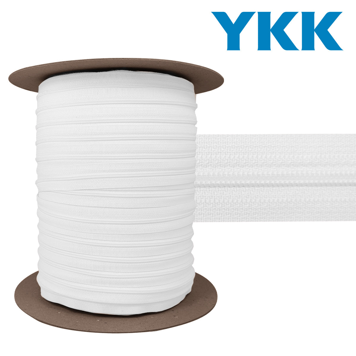 Fermeture nylon 3 mm YKK - Blanc