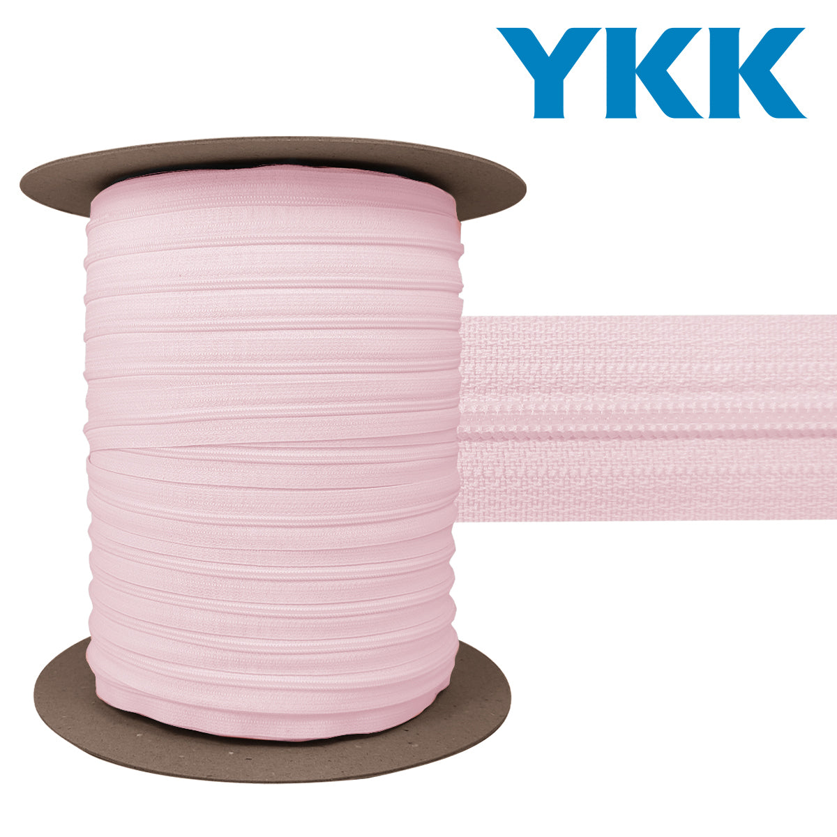 Fermeture nylon 3 mm YKK - Rose