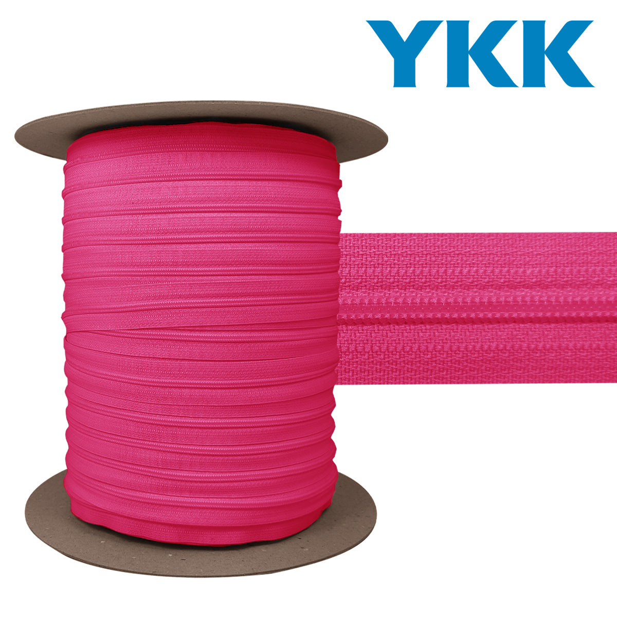 Fermeture nylon 3 mm YKK - Fuchsia