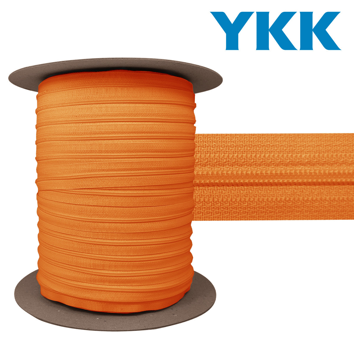 Fermeture nylon 3 mm YKK - Orange