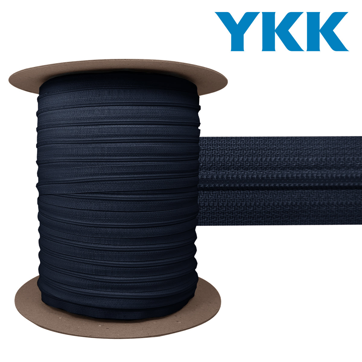 Fermeture nylon 3 mm YKK - Bleu marine