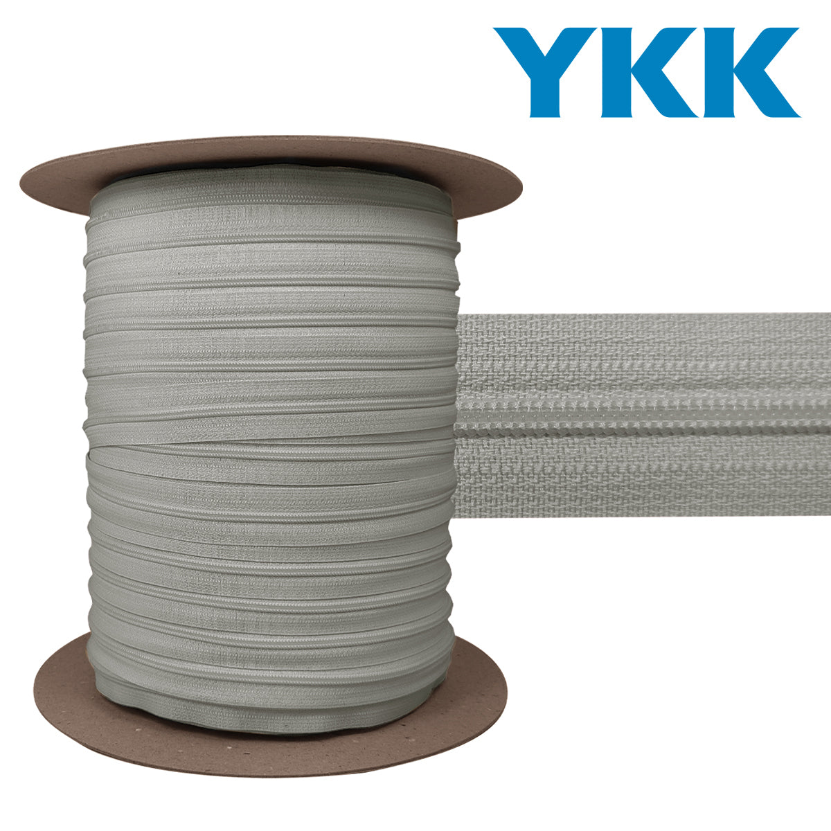 Fermeture nylon 3 mm YKK - Gris