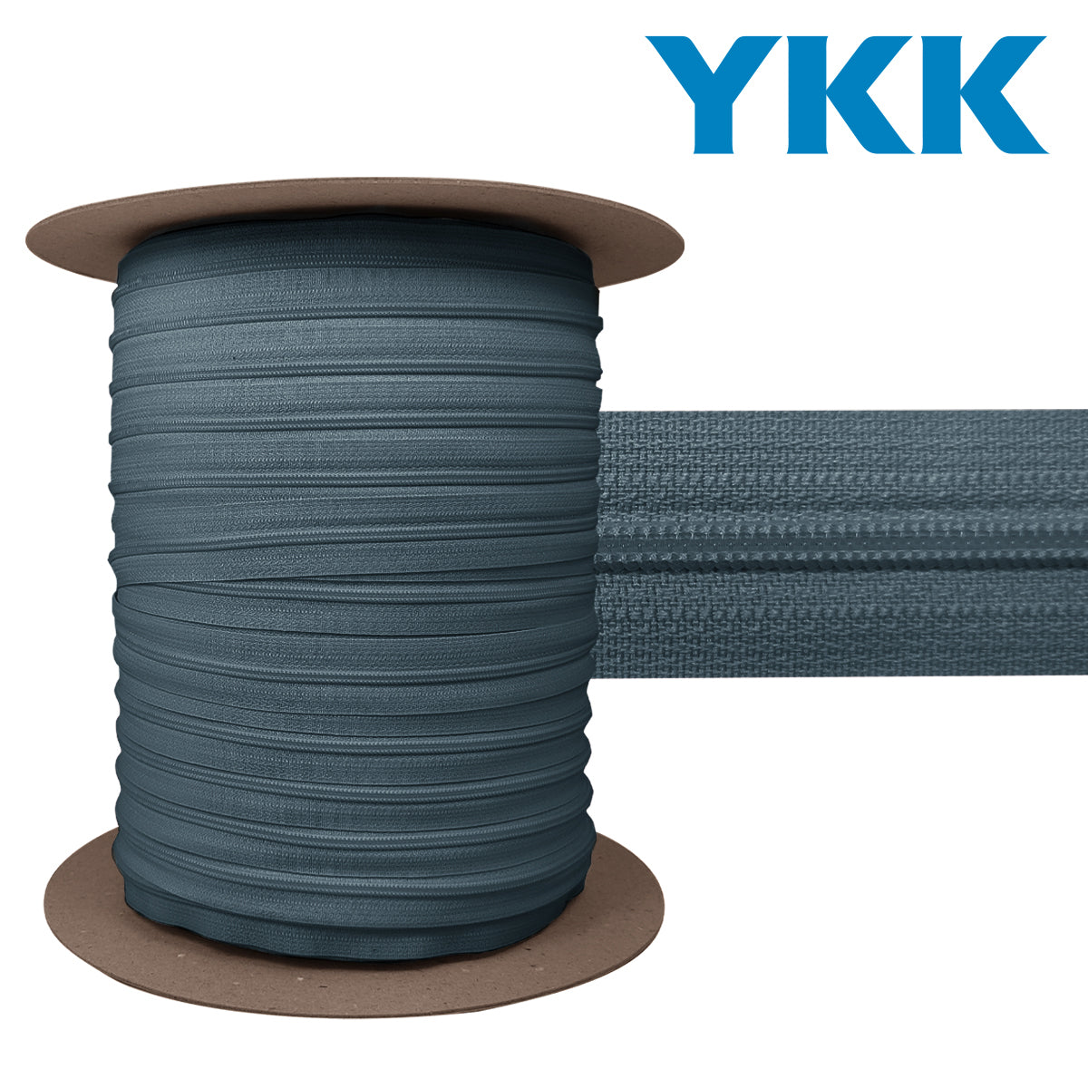 Fermeture nylon 3 mm YKK - Gris foncé