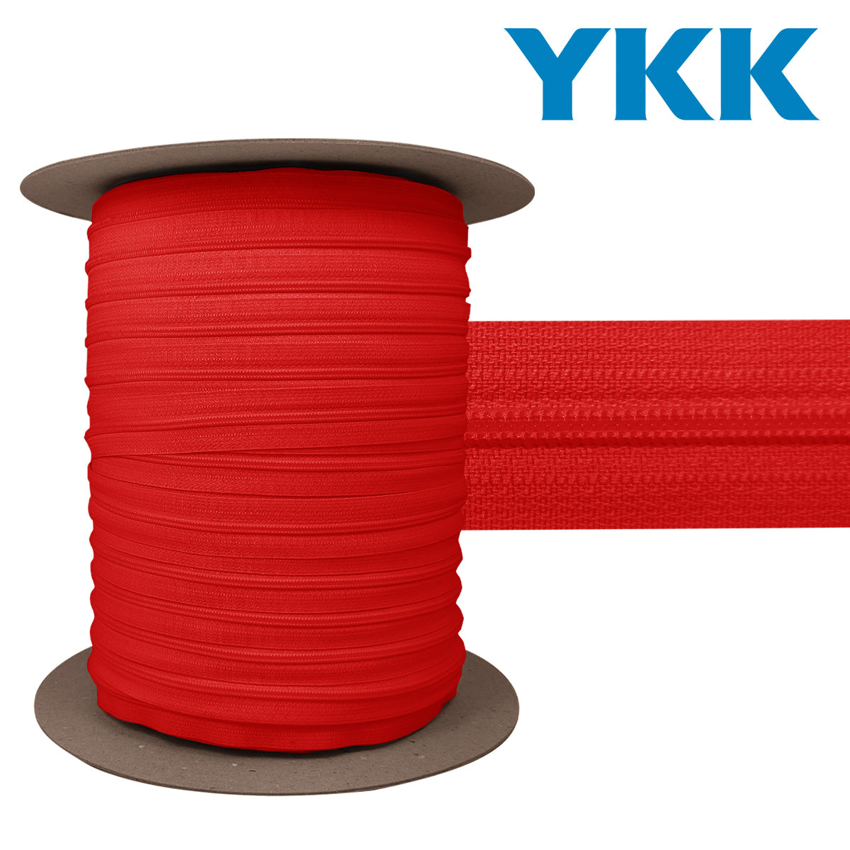 Fermeture nylon 3 mm YKK - Rouge