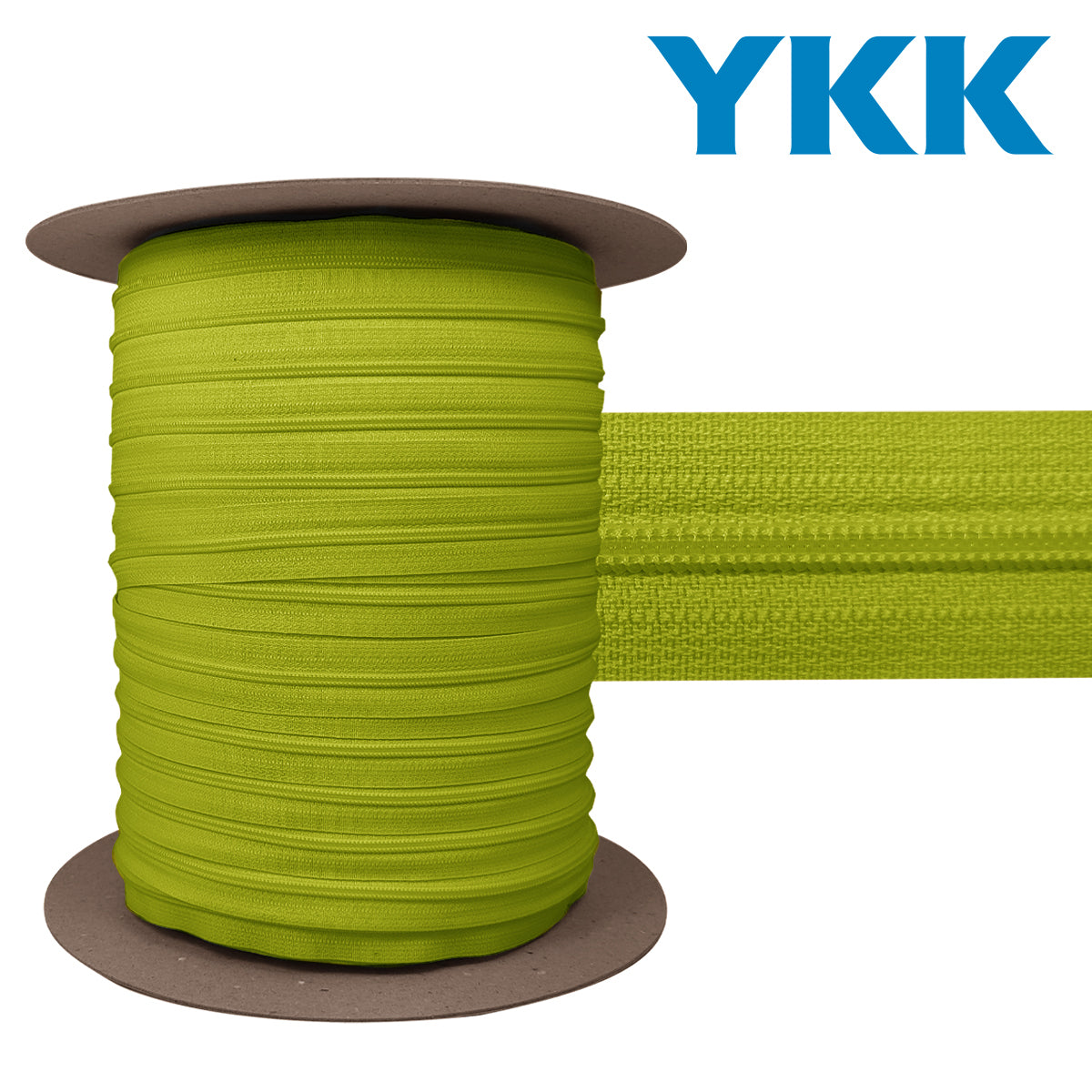 Fermeture nylon 3 mm YKK - Vert pomme