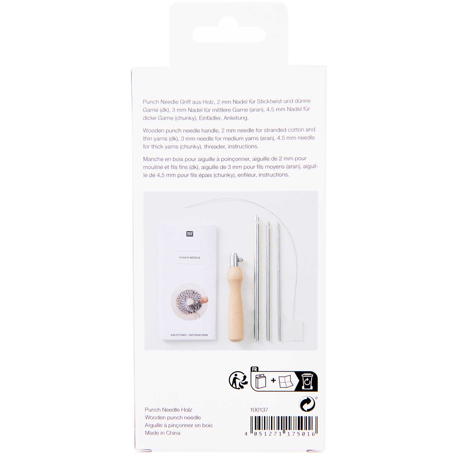 Wooden puncture needle - 3 Sedders