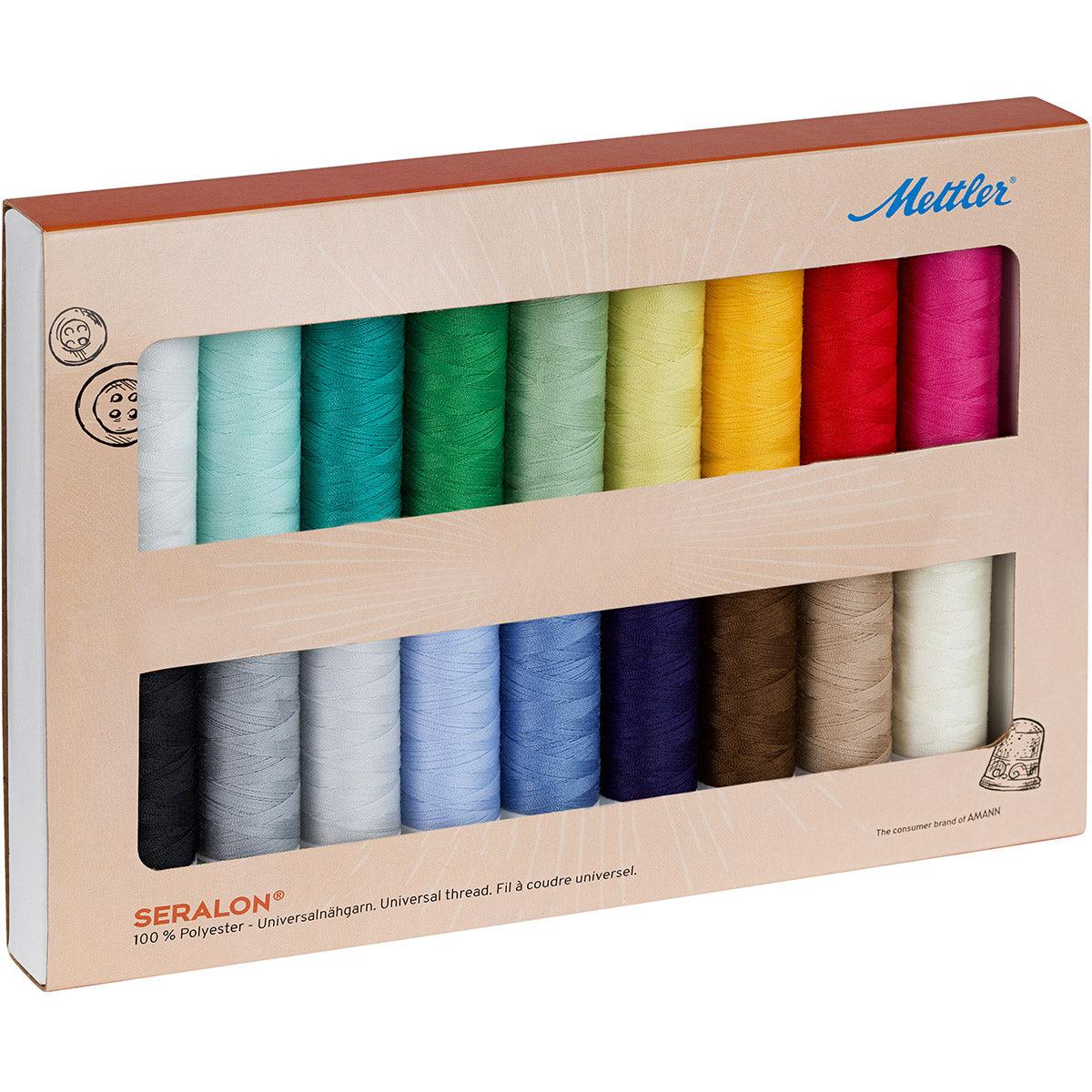 Coffret 18 fils à coudre polyester 200m Mettler ®