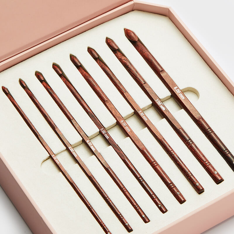 Coffret prestige crochets KnitPro Symfonie Rose