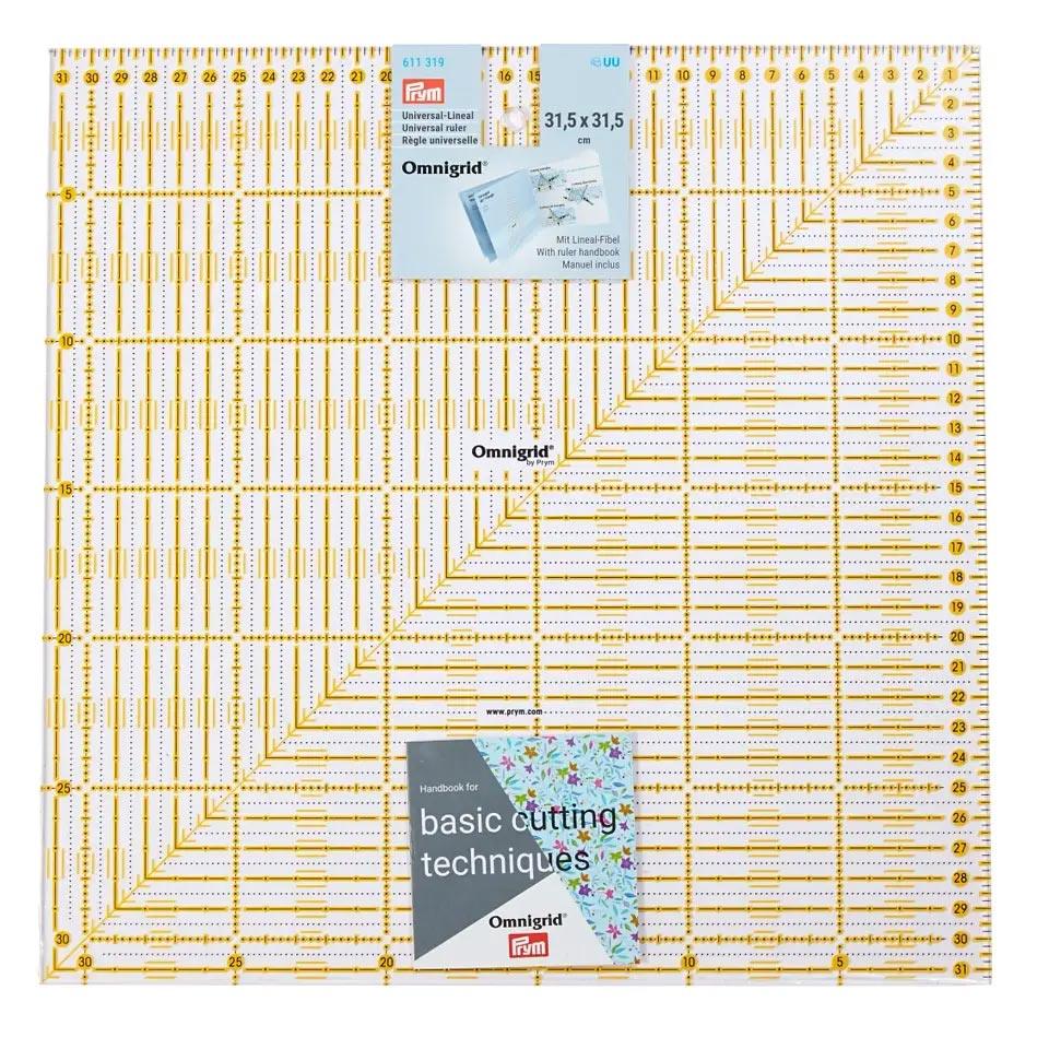 Universal Omnigrid Patchwork Regel 31,5 x 31,5 cm