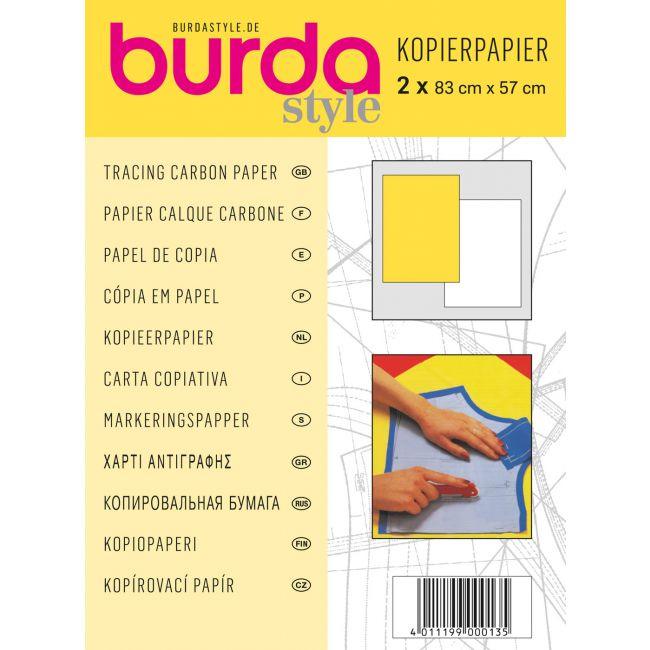 Burda carbon tracing paper - Yellow and white