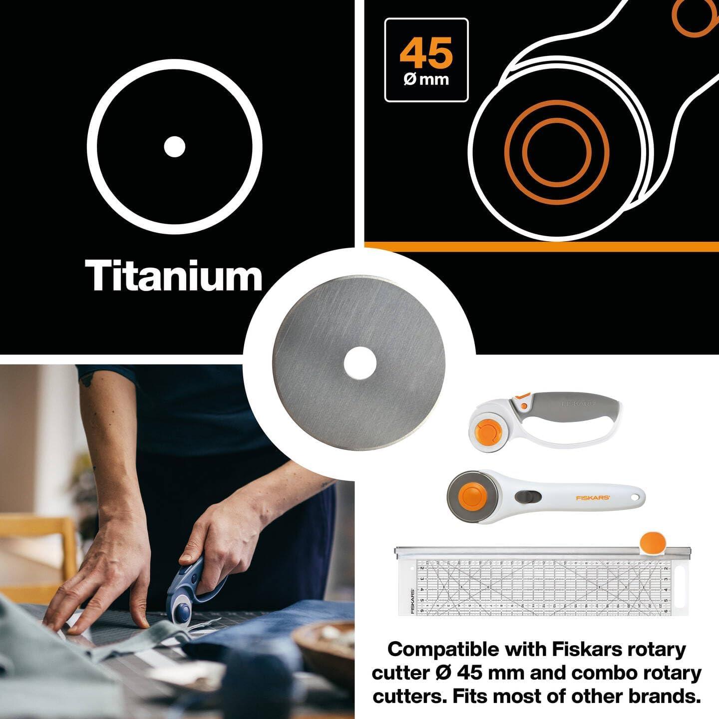 Fiskars Titanium rotativ Ø45 mm