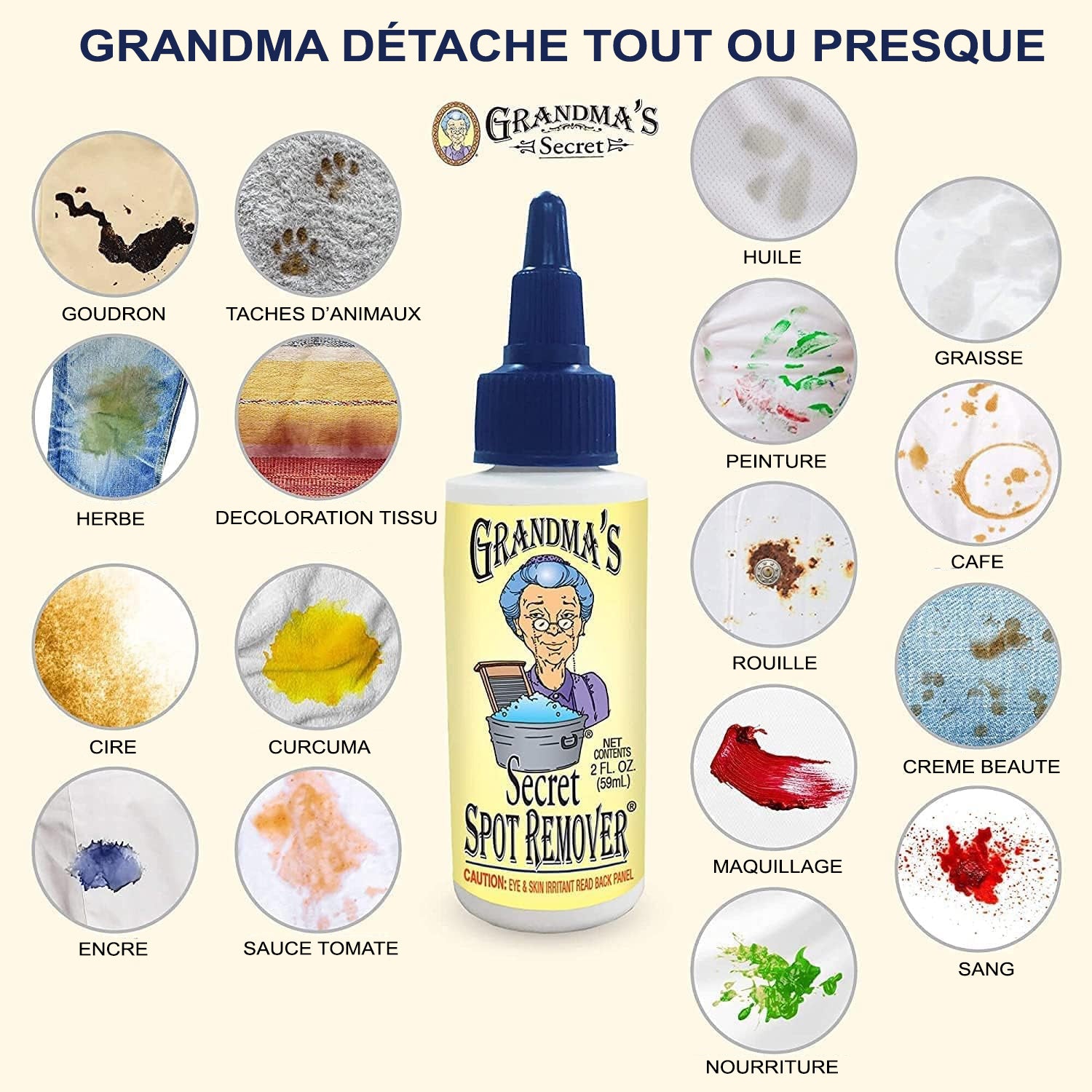 Tube détachant Grandma's Secret Spot Remover