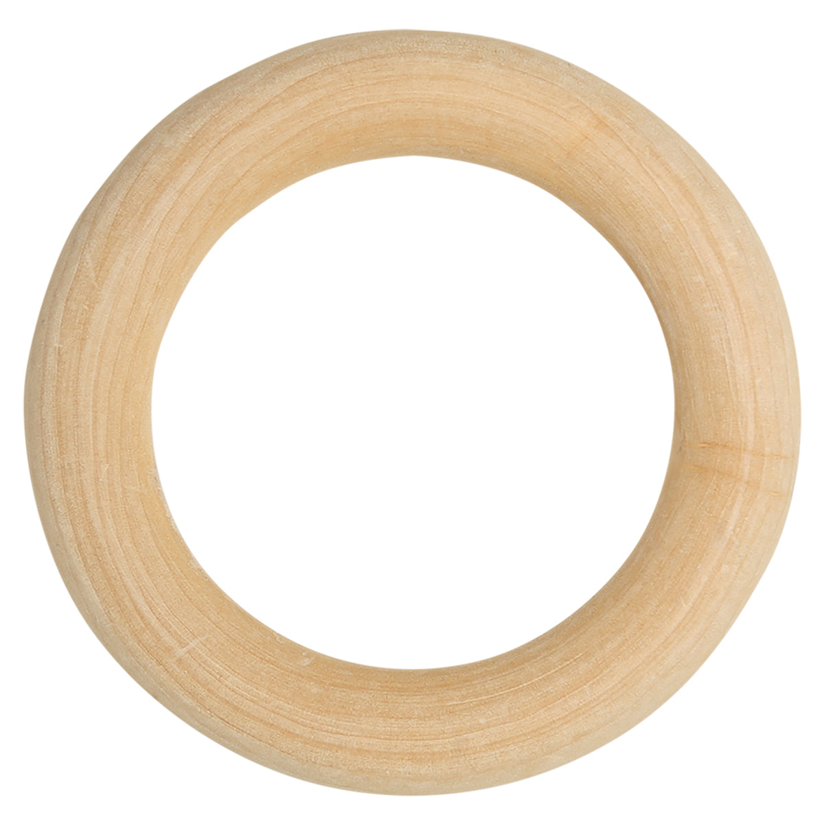 Wooden ring for rattles and mobiles 75 mm