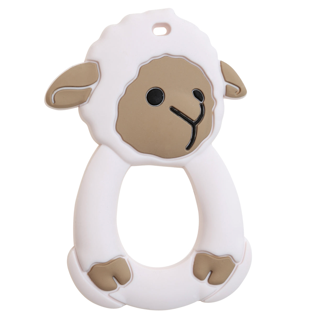 Silicone dentition ring for babies - sheep