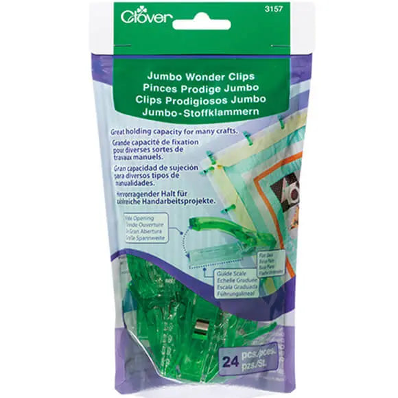 Sachet of 24 clover jumbo prodigy pliers - dark green