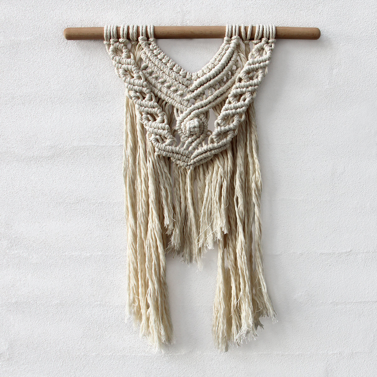 Set of 2 wooden sticks for macramé - 50 cm