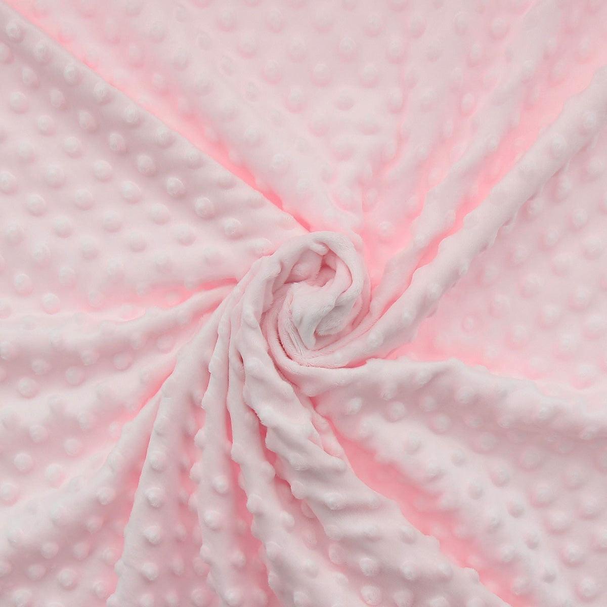 Minky pea fabric - Rose