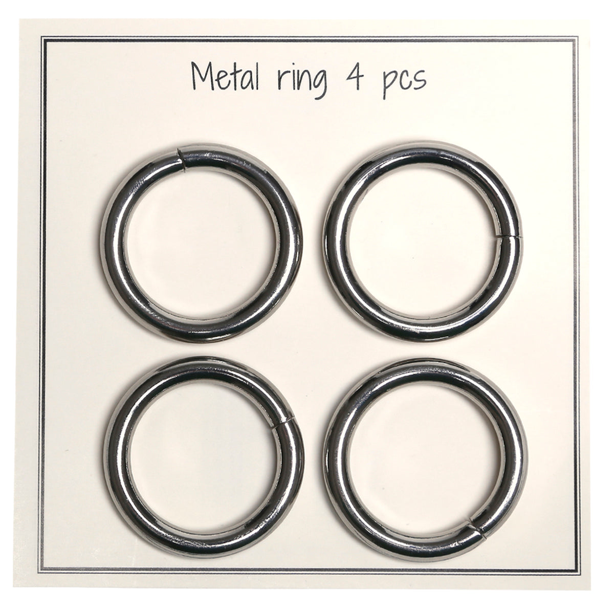 Kaputte Ringe für 30 mm Taschen - Silber