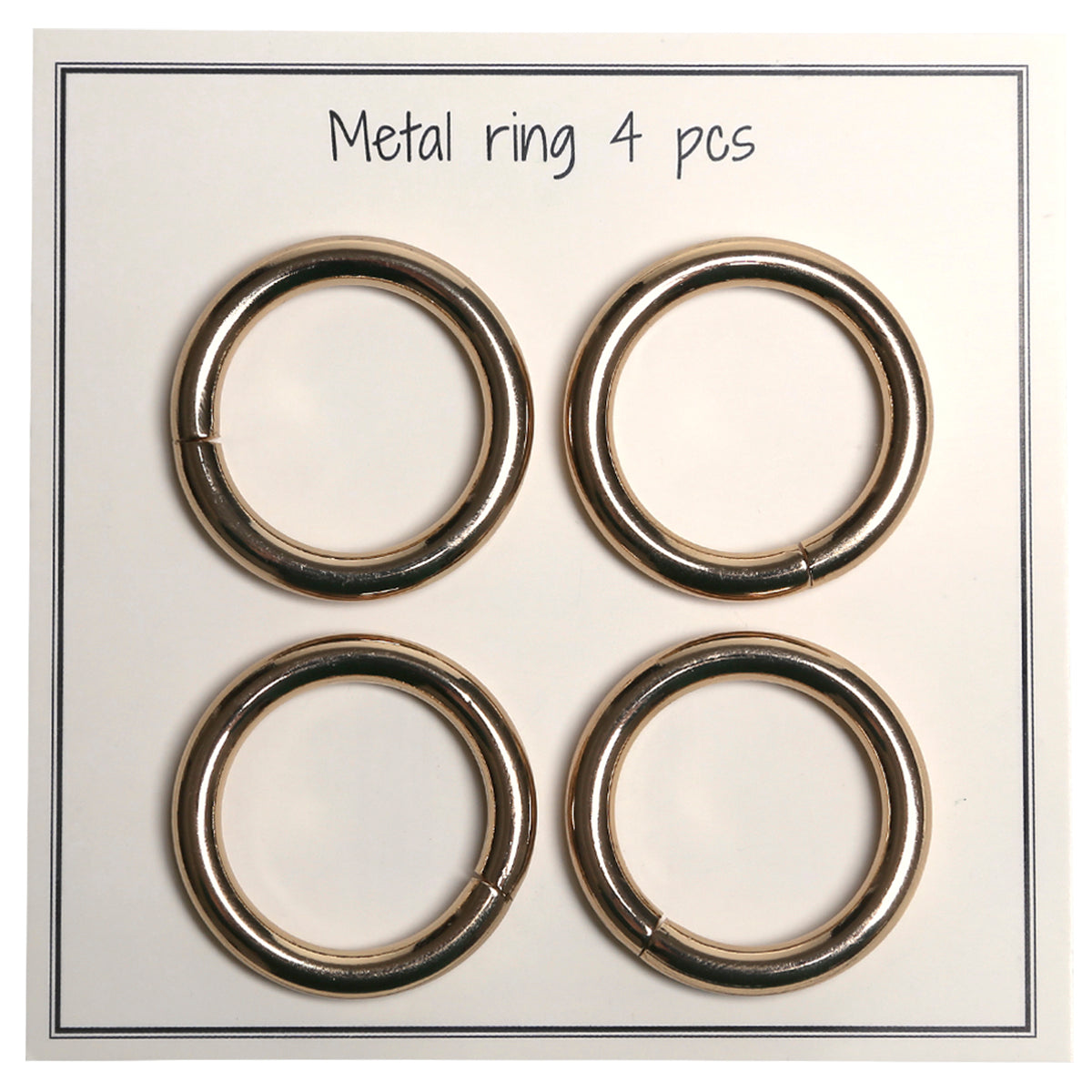 Broken rings for 30 mm bags - gold