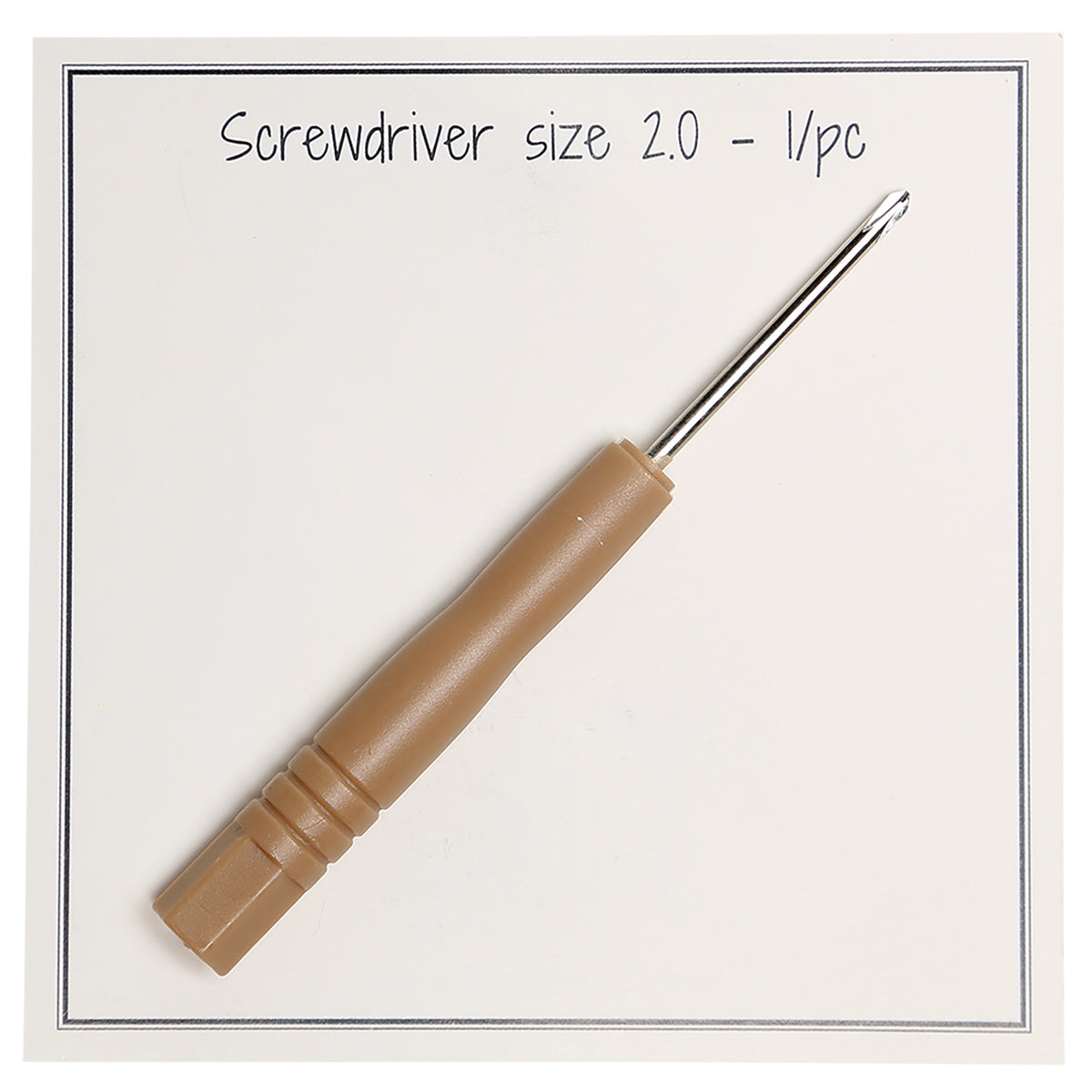 Cruciform screwdriver for screwing rivets