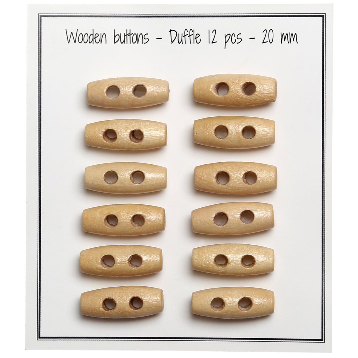 Set of 12 Buchette Light Buchette buttons 20 mm