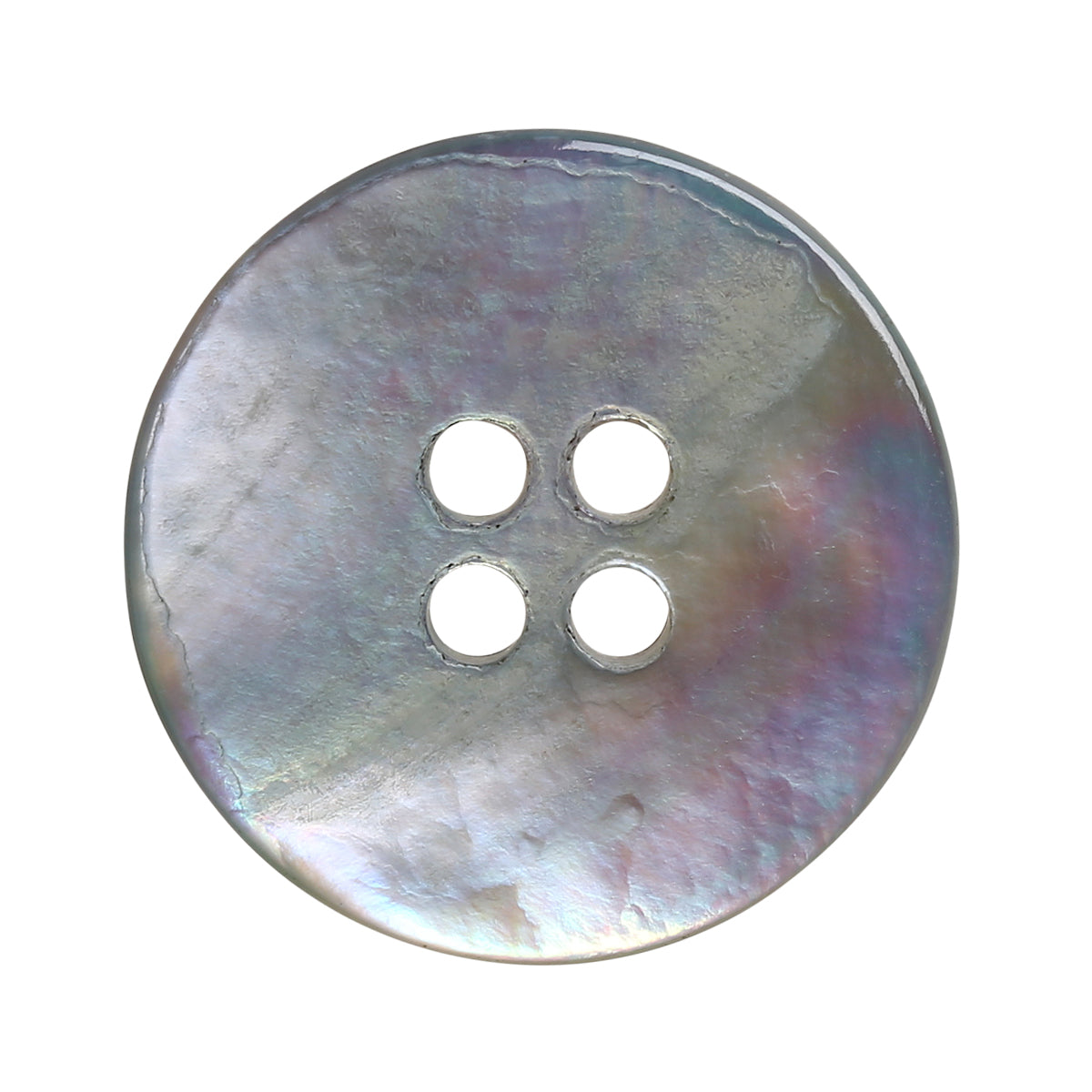 Set of 8 buttons 4 mother -of -pearl 18 mm - natural