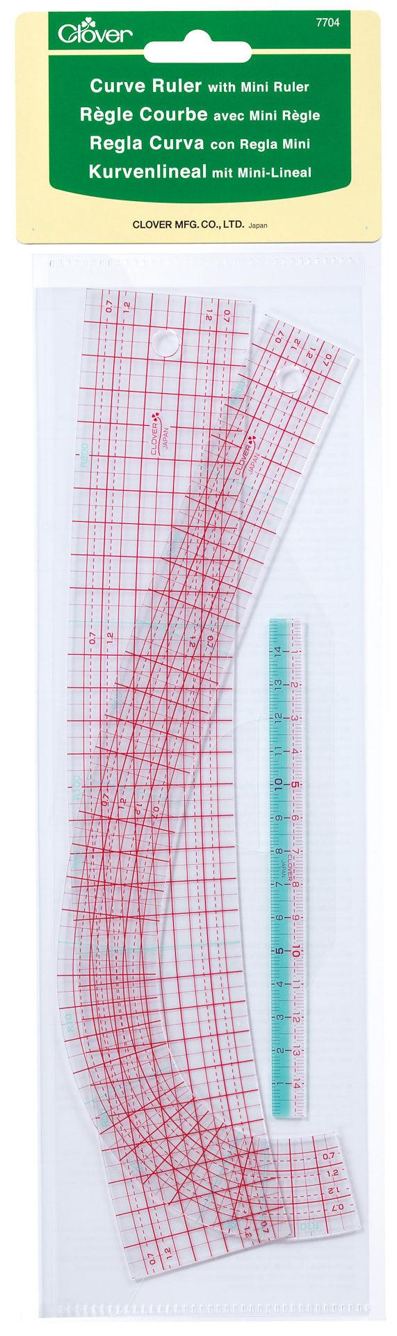 Set of 3 Clover curved rules