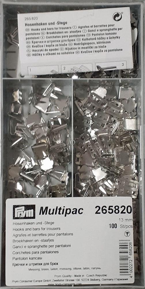 Multipac of 100 staples and bar