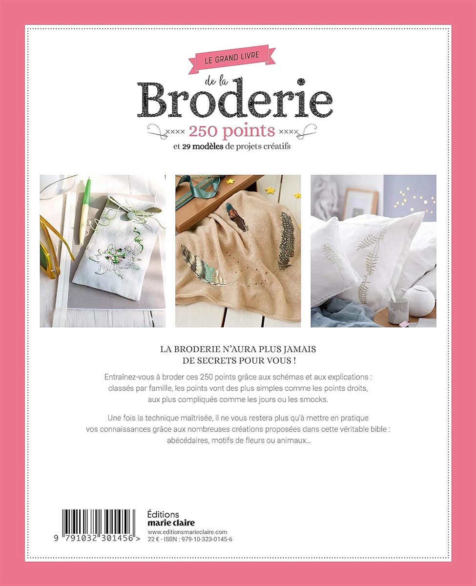 Livre le grand livre de la broderie 250 points