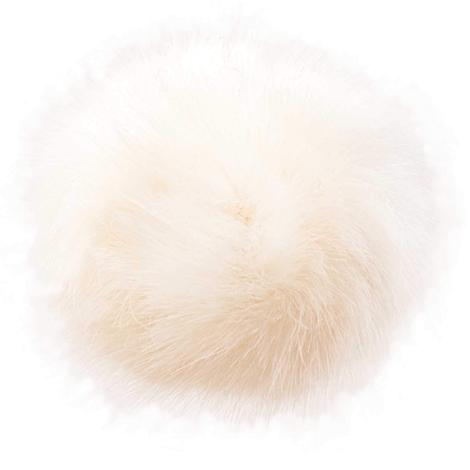 Pompon -Imitation Fell 10 cm - Natur