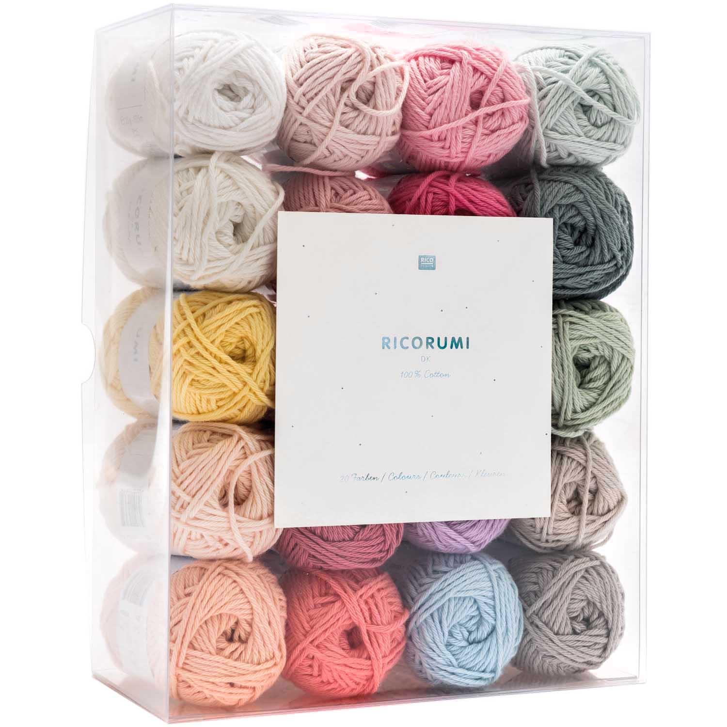 20 Ricorumi cotton ball set - pastel