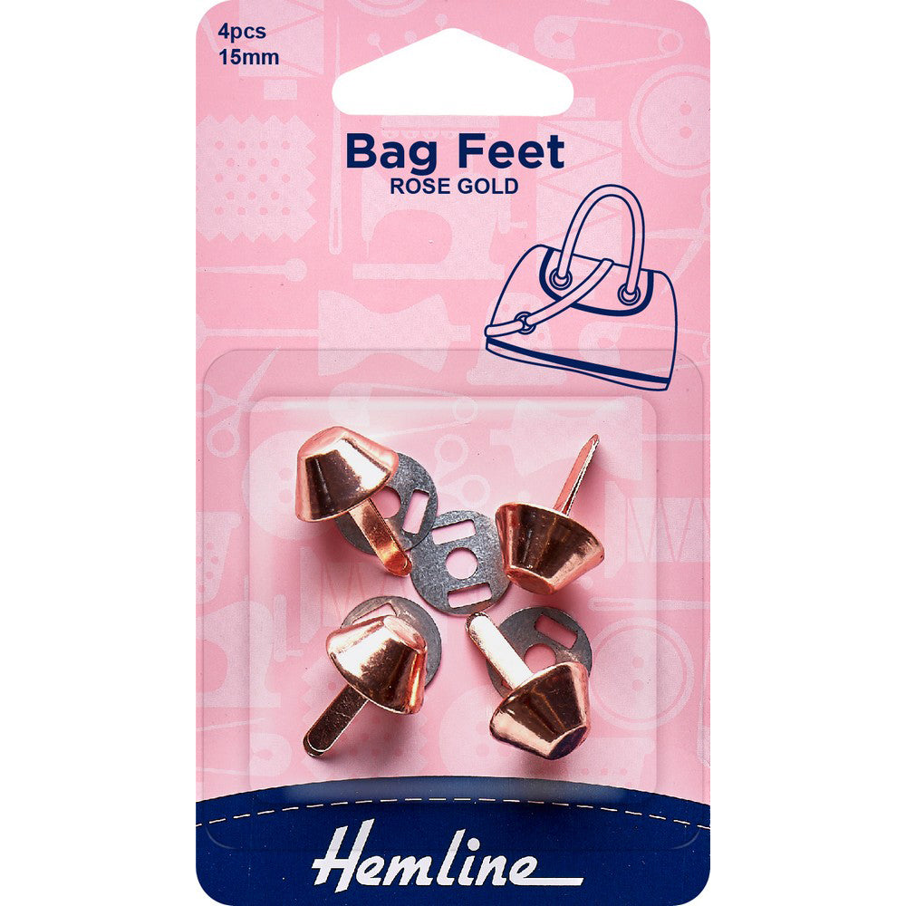 Lot 4 pads for 15 mm bags - Rose gold