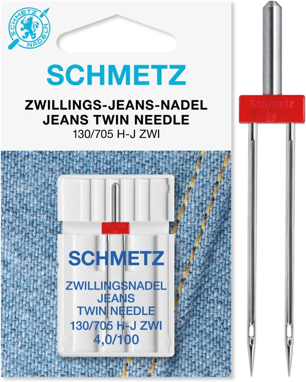 Aiguilles doubles jeans Schmetz