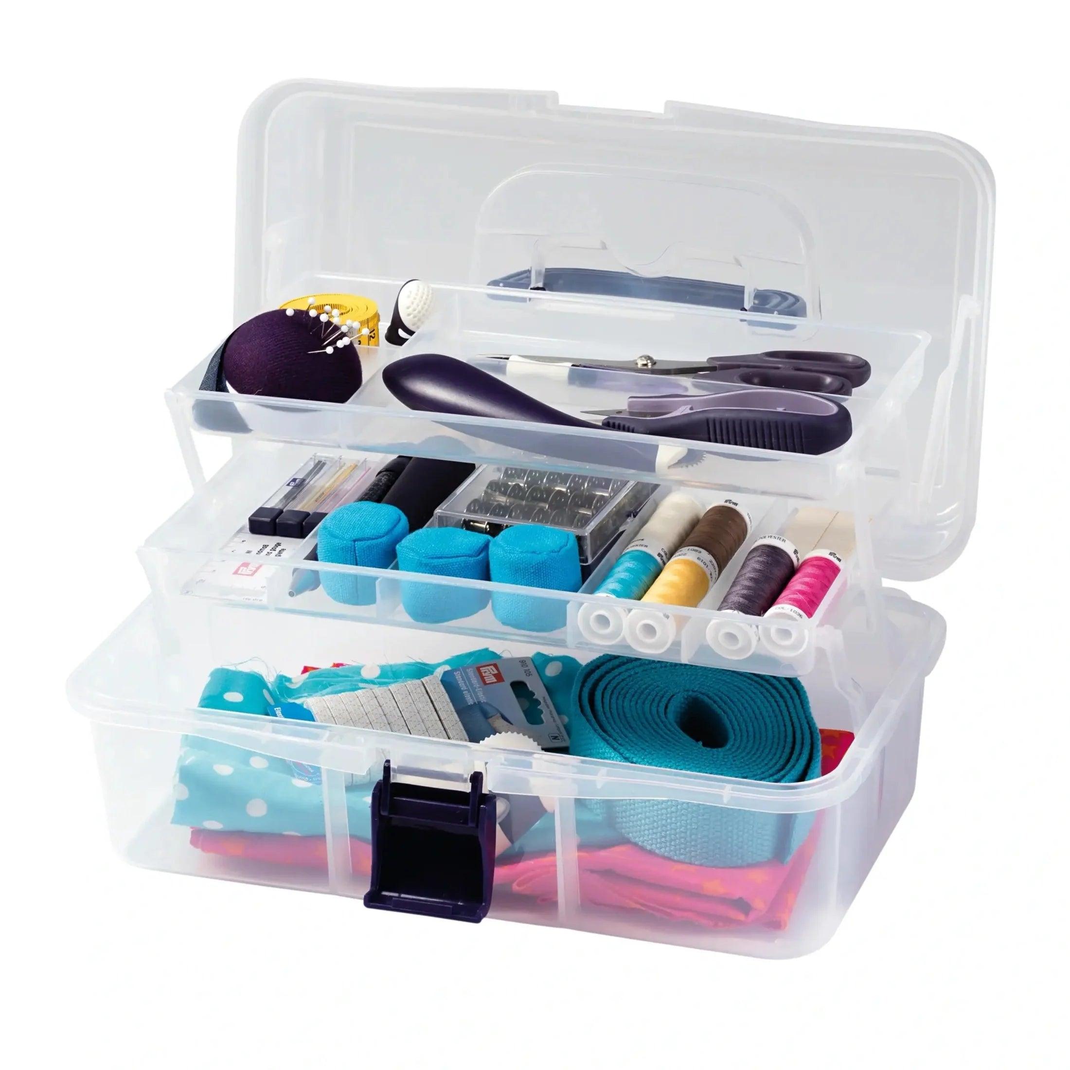 Transparent sewing box