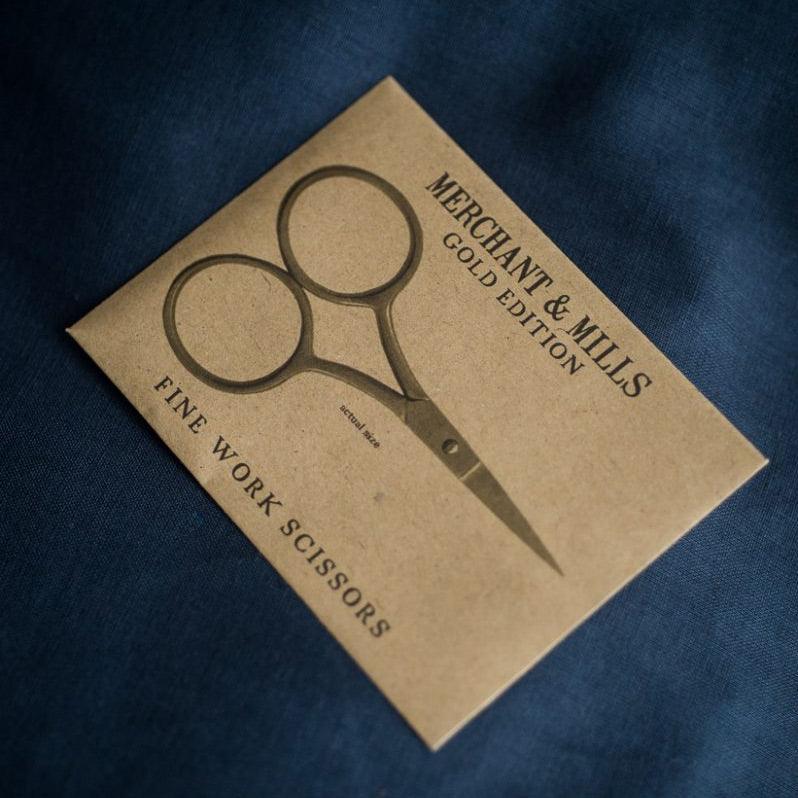 Merchant golden embroidery scissors 9 cm