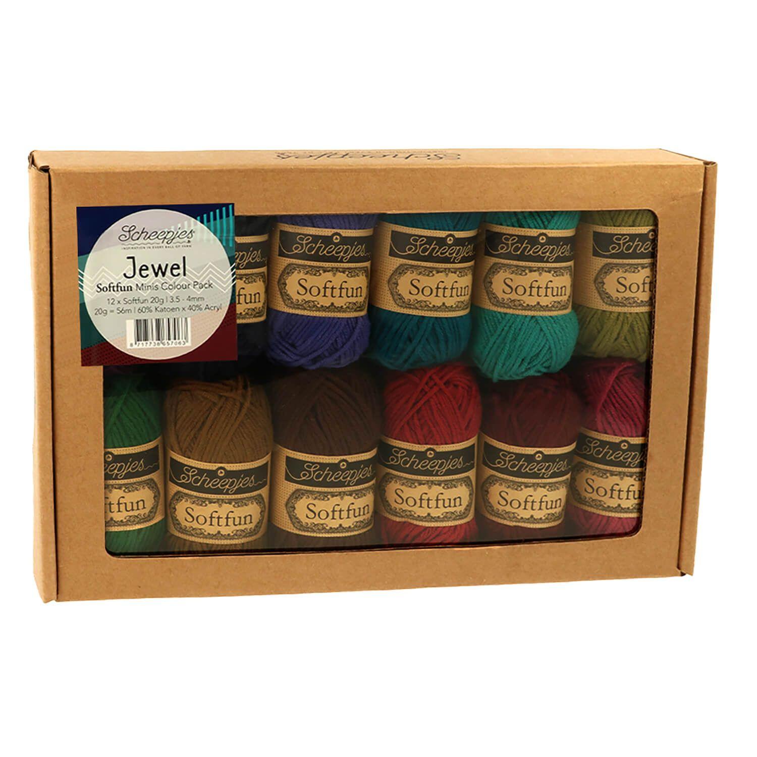 Coffret de 12 mini pelotes Scheejes Soft Fun - Jewel