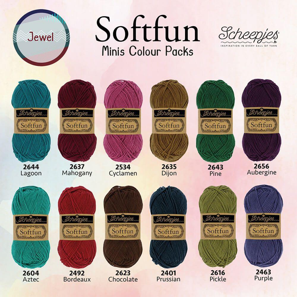 Coffret de 12 mini pelotes Scheejes Soft Fun - Jewel