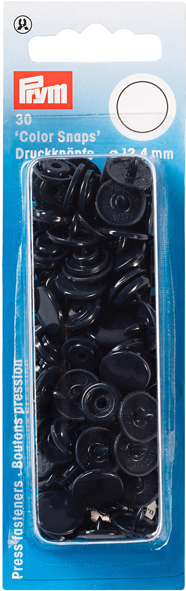 Set de 30 boutons pression Color Snaps 12,4 mm - Marine