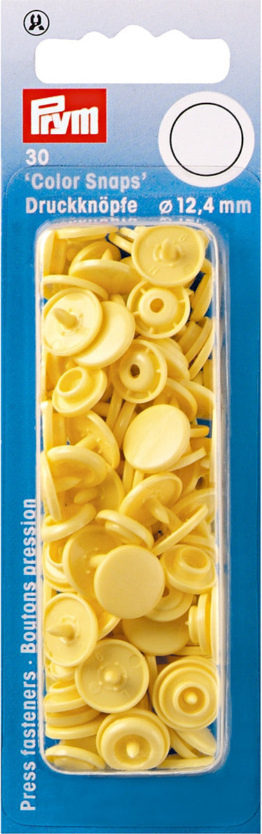 Set of 30 Pruits Color Snaps 12.4 mm - banana