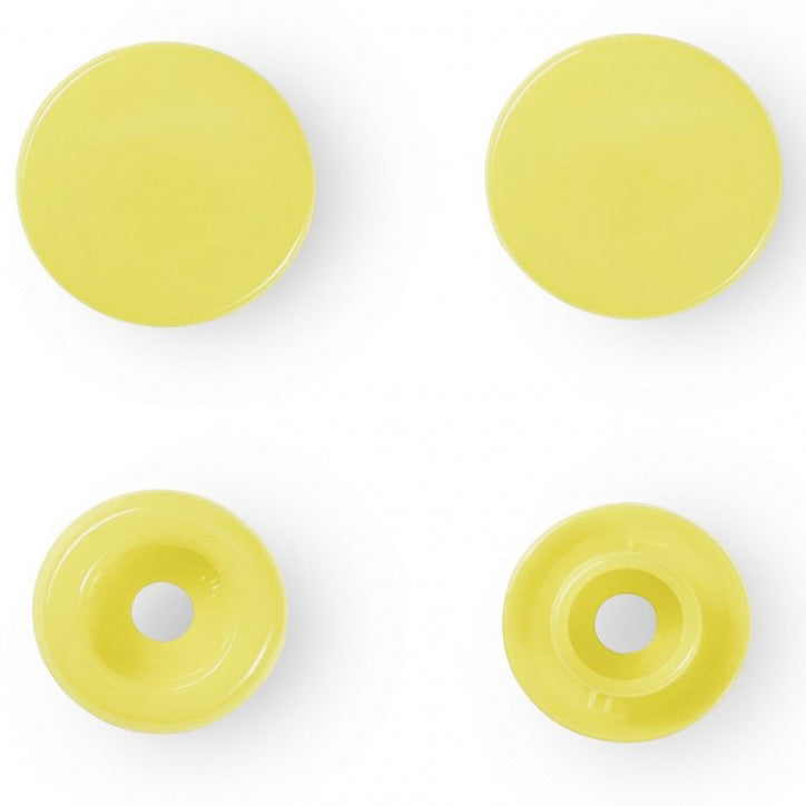 Set de 30 boutons pression Color Snaps 12,4 mm - Banane