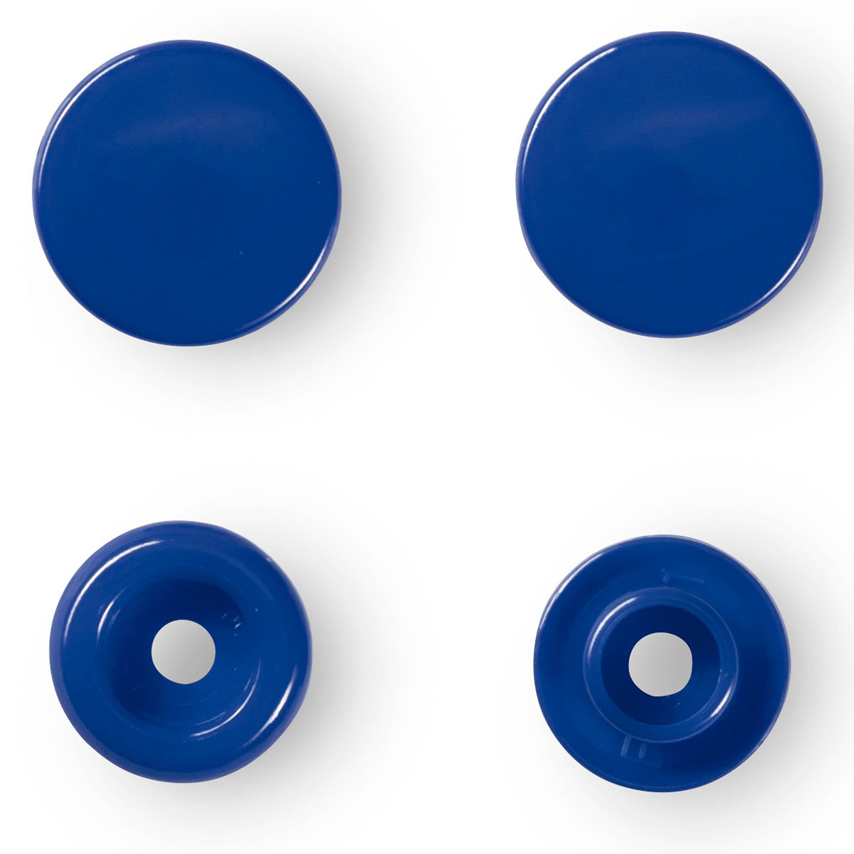 Set of 30 Pruits Color Snaps 12.4 mm - Royal Blue