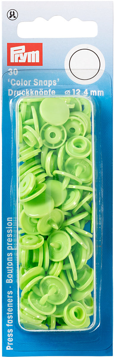 Set von 30 Pruits Farbschnupfen 12,4 mm - Apple Green