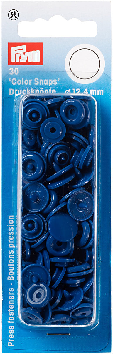 Set von 30 Pickeln Farbschnupfe 12,4 mm - dunkelblau