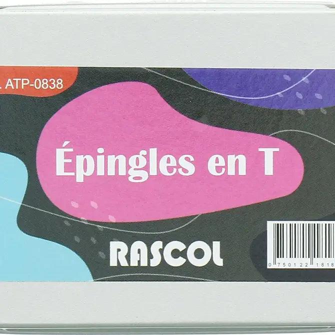 Boite de 150 épingles pour blocage de tricot en T