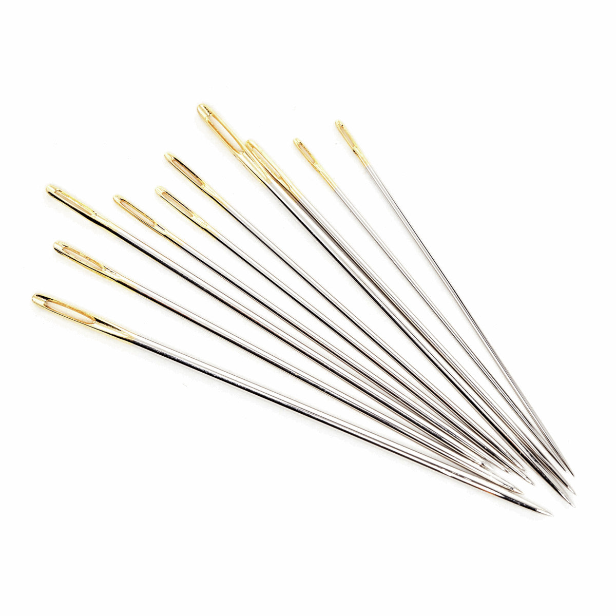 Glass tube of 10 premium embroidery needles