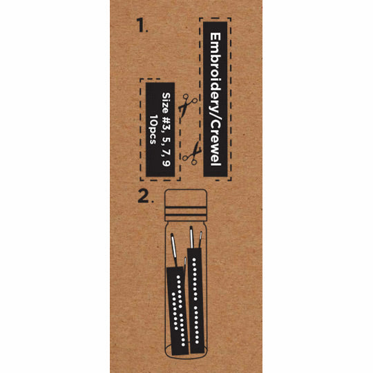 Glasröhre von 10 Premium -Stickern