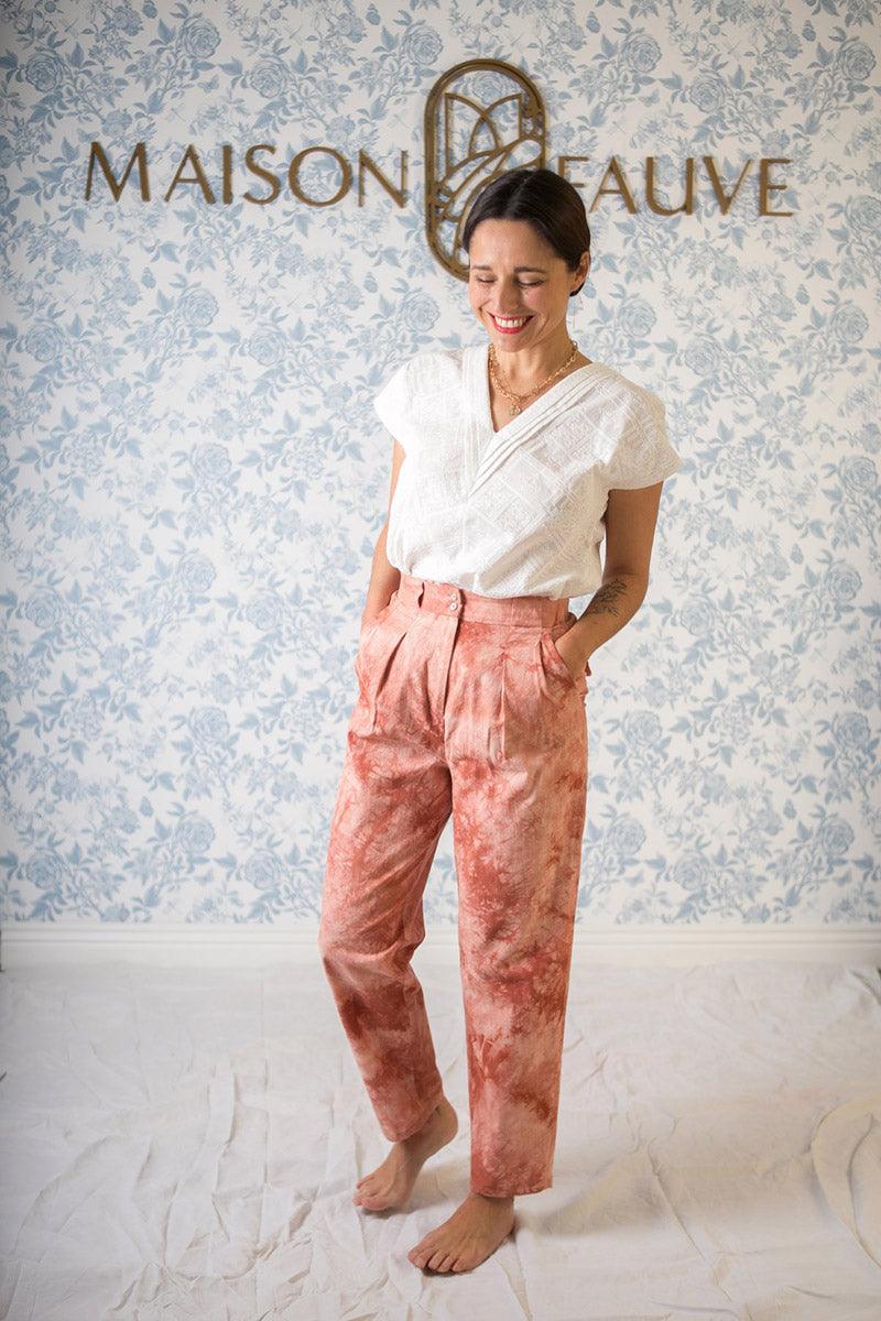 Belem pants pattern - Fauve house