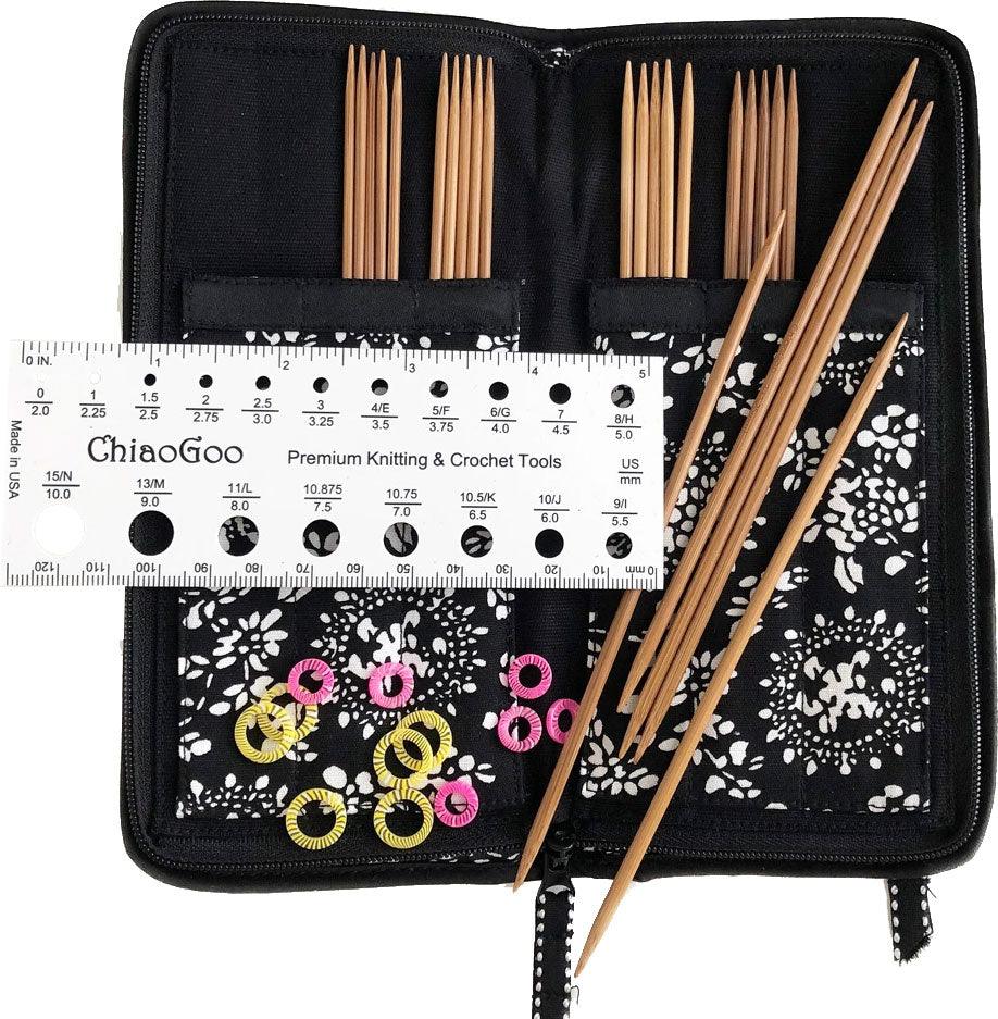 Bamboo chiaogoo double -pointed bamboo needles kit